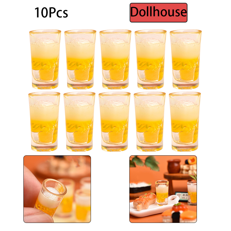 Wine Y Beer - 10pcs Miniature Toy Kitchen Beer Drinking