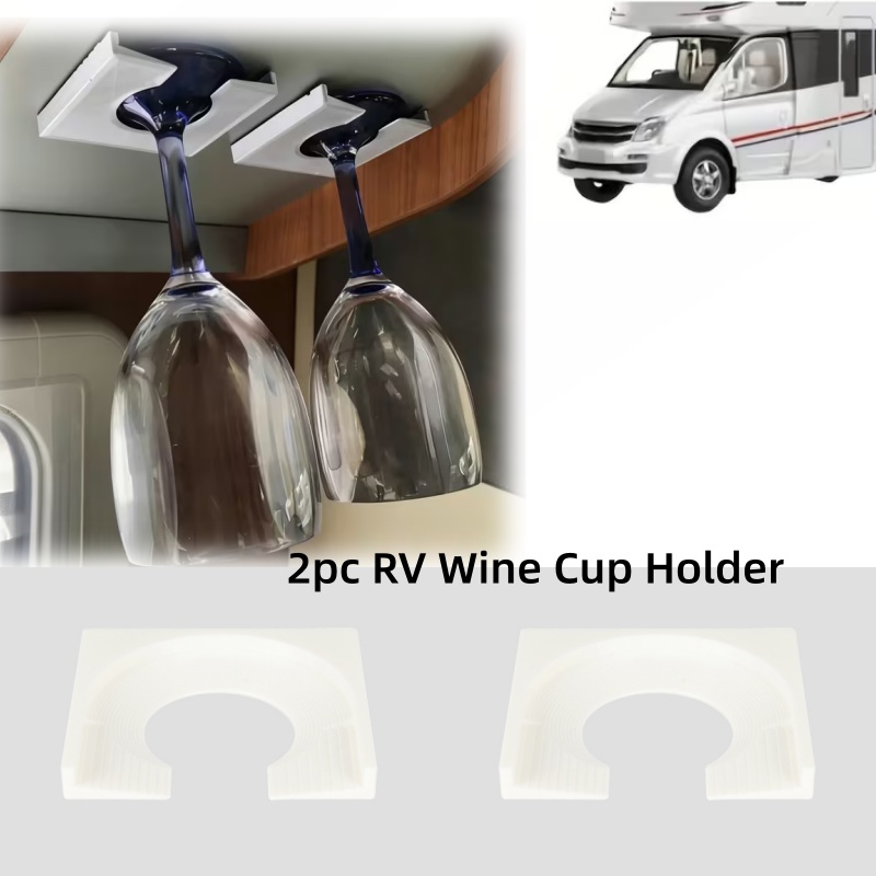 Wine & Beer Unlimited Spirits - 2pc RV Campervan Wine Cup Holder