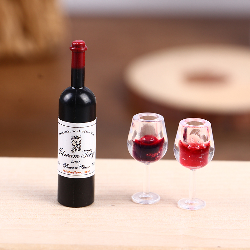 Wine Y Beer - 5Pcs 1:12 Dollhouse Miniature Wine Cup