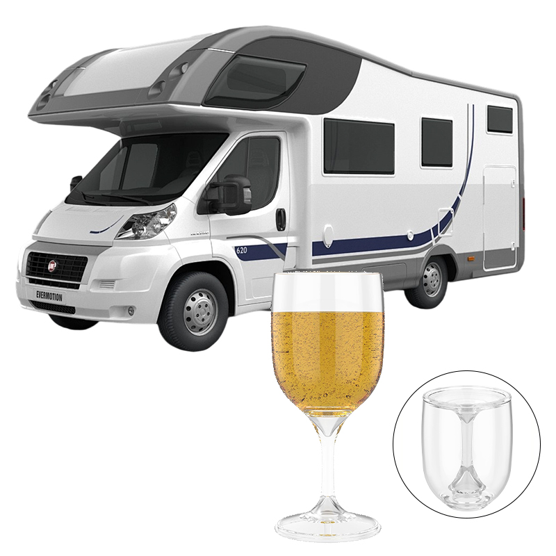 Wine & Beer Unlimited Spirits - Folding Wine Glass Transparent Food Grade