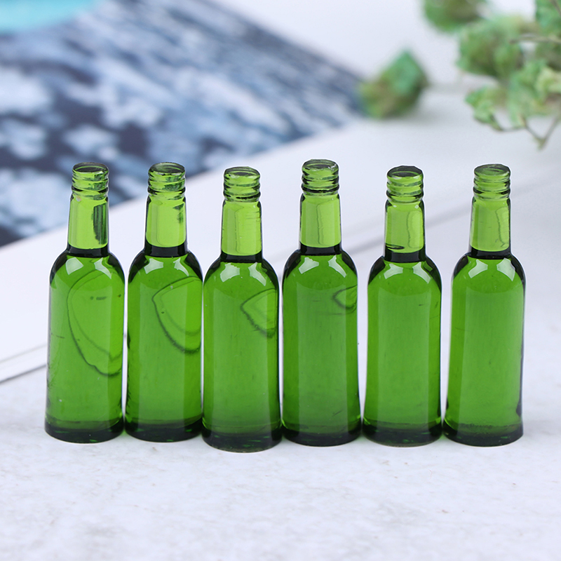 Wine Y Beer - 6pcs 1:12 Dollhouse Miniature Beer Wine