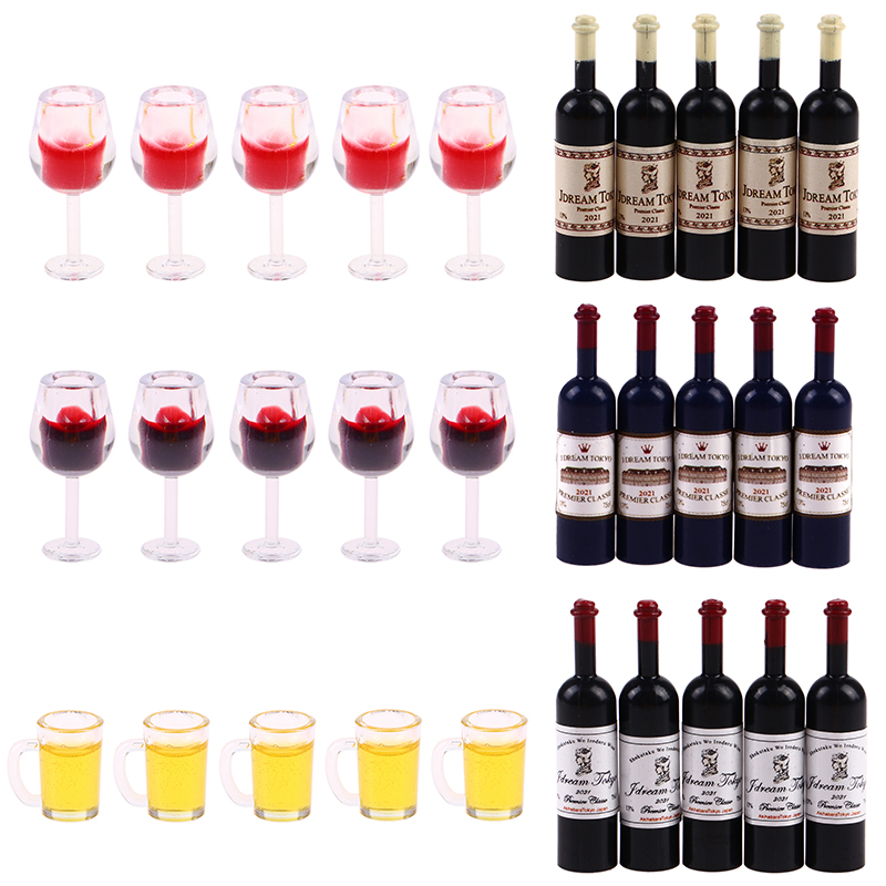 Wine Y Beer - New Fashion High Quality 5Pcs 1:12