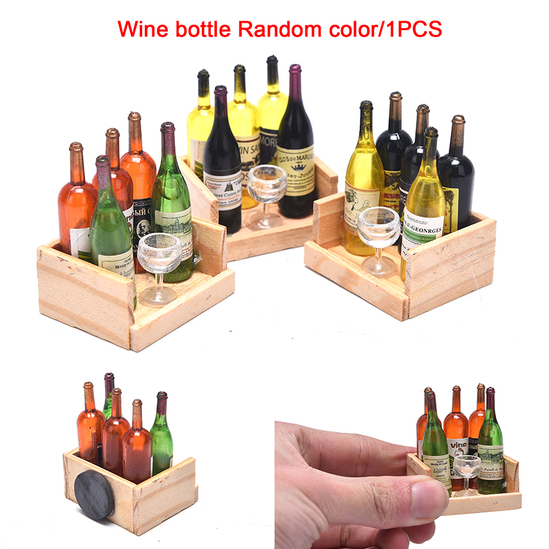 Wine Y Beer - 【BS】1Set Miniature Beer Wine Bottles Goblet