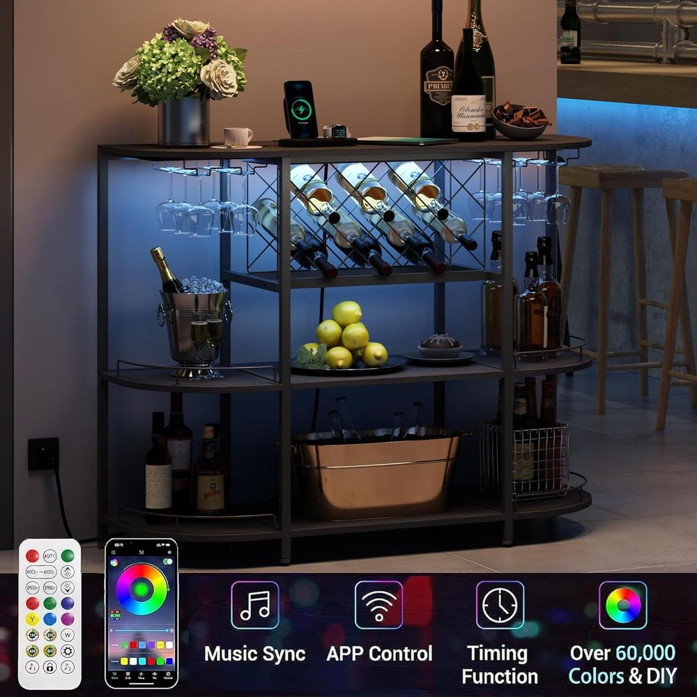 Black 3-Tier Coffee Table with - Wine & Beer Unlimited Spirits review and price