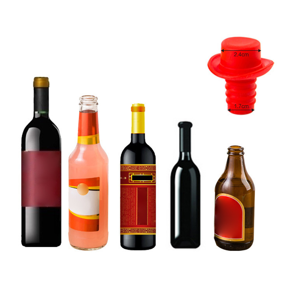 5Pcs Hat-Shaped Silicone Wine  - Wine Beer Hat review and price