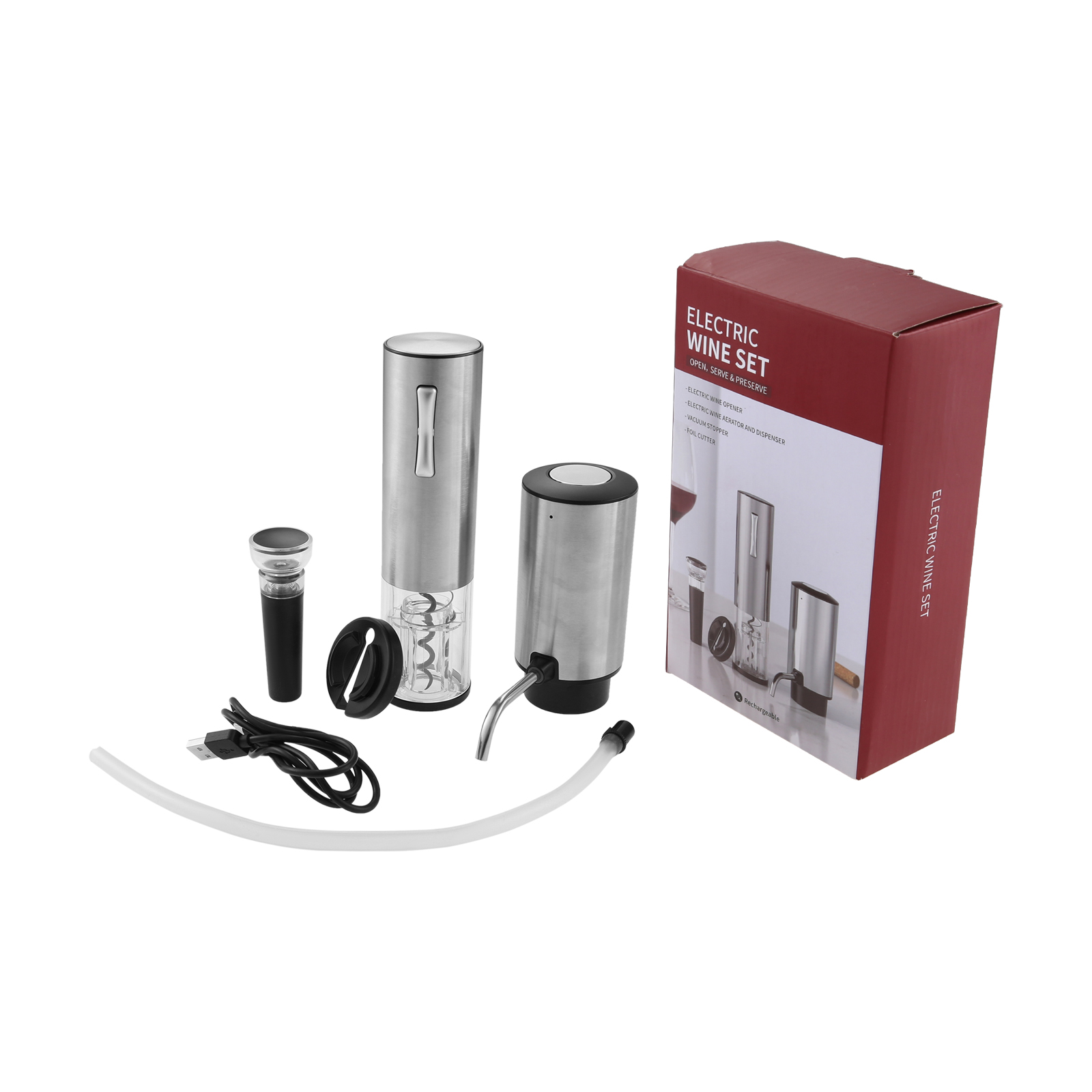 4-in-1 Electric Wine Opener Ae - Decanter Aerator Set review and price
