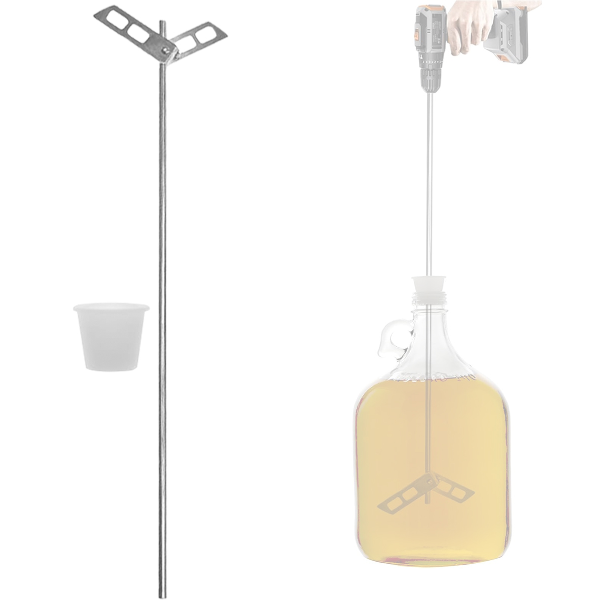 Beer Degassing Stirrer Paddle, - Wine Beer Mix review and price