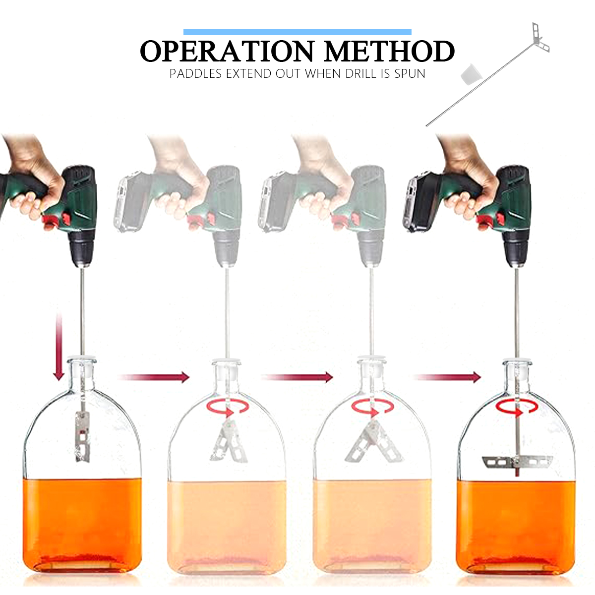 Beer Degassing Stirrer Paddle, - Wine Beer Mix review and price
