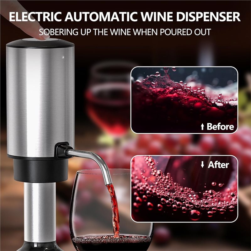 A84G-Electric Wine Opener 4-In - Decanter Aerator Set review and price