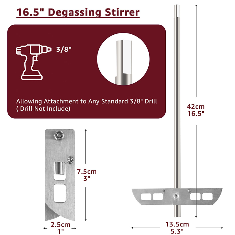 Stainless Steel Drill Stirrer, - Wine Beer Mix review and price