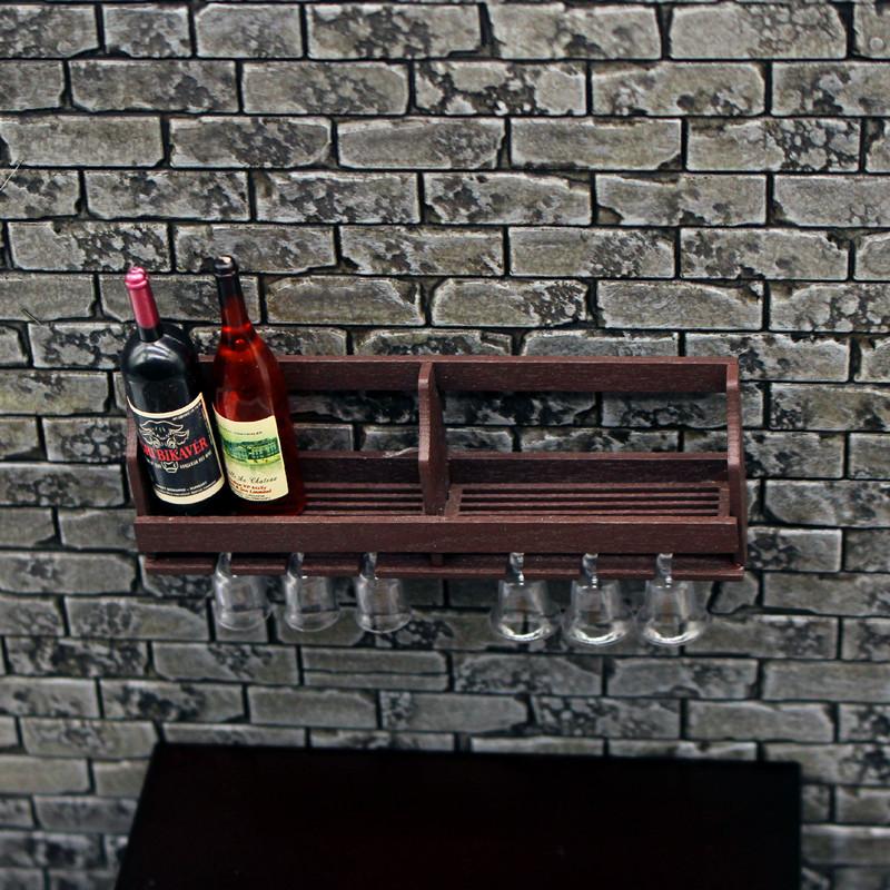 1 Set Dollhouse Simulation Wal - Wine Rack Wall Mount review and price