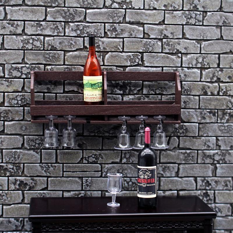1 Set Dollhouse Simulation Wal - Wine Rack Wall Mount review and price