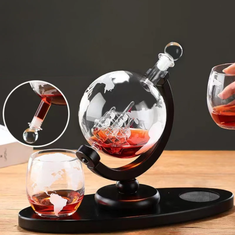 Globe Shaped Whiskey Decanter  - Decanter Aerator Set review and price