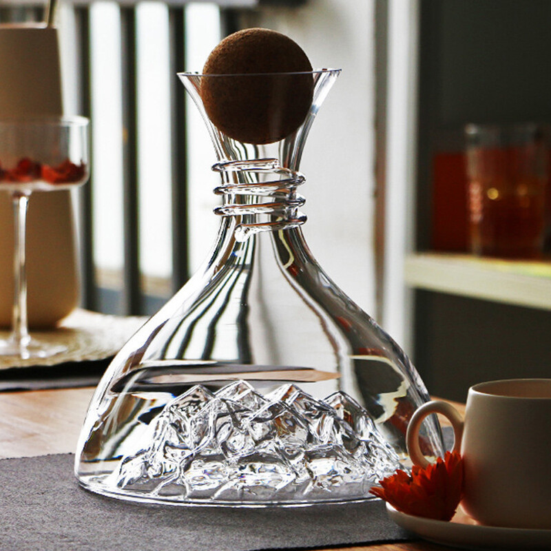 Crystal Iceberg Shape Rapid Ae - Decanter Aerator Set review and price