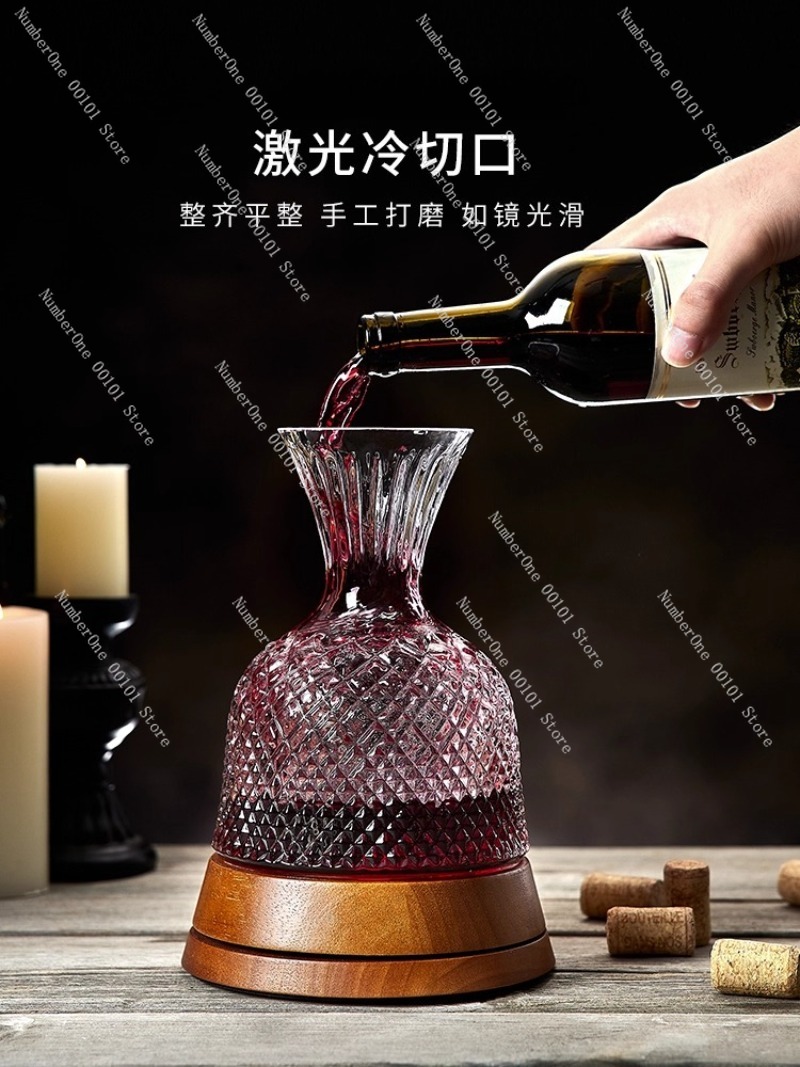 Luxury Rotating Wine Decanter  - Decanter Aerator Set review and price