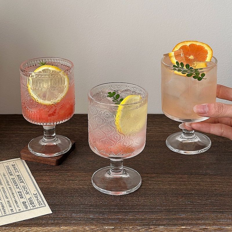 4pcs Set Vintage Embossed Mixe - Wine Beer Mix review and price