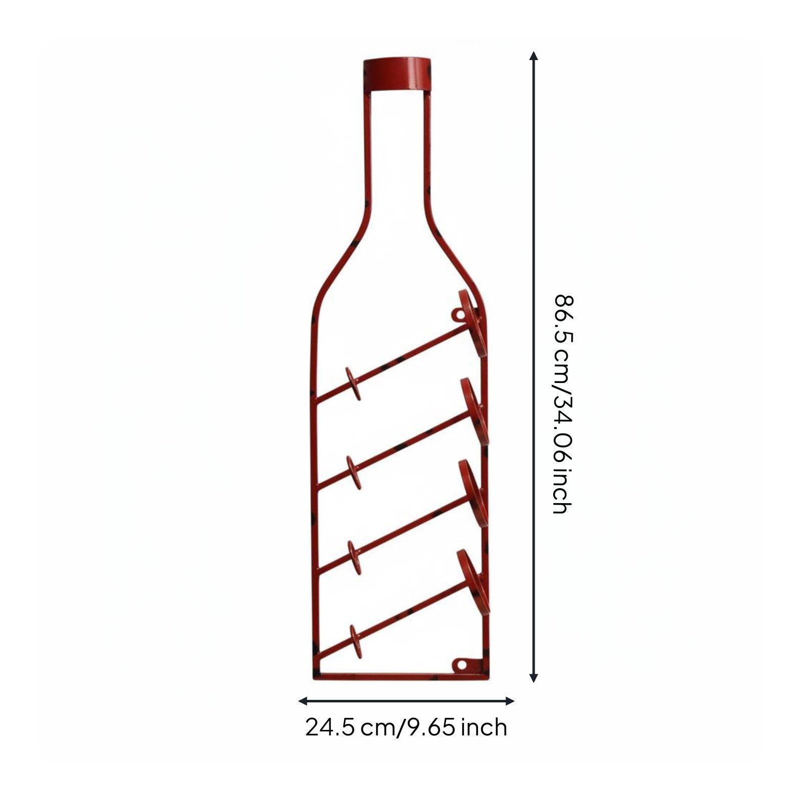 Wall Mounted Wine Rack Iron Ki - Wine Rack Wall Mount review and price