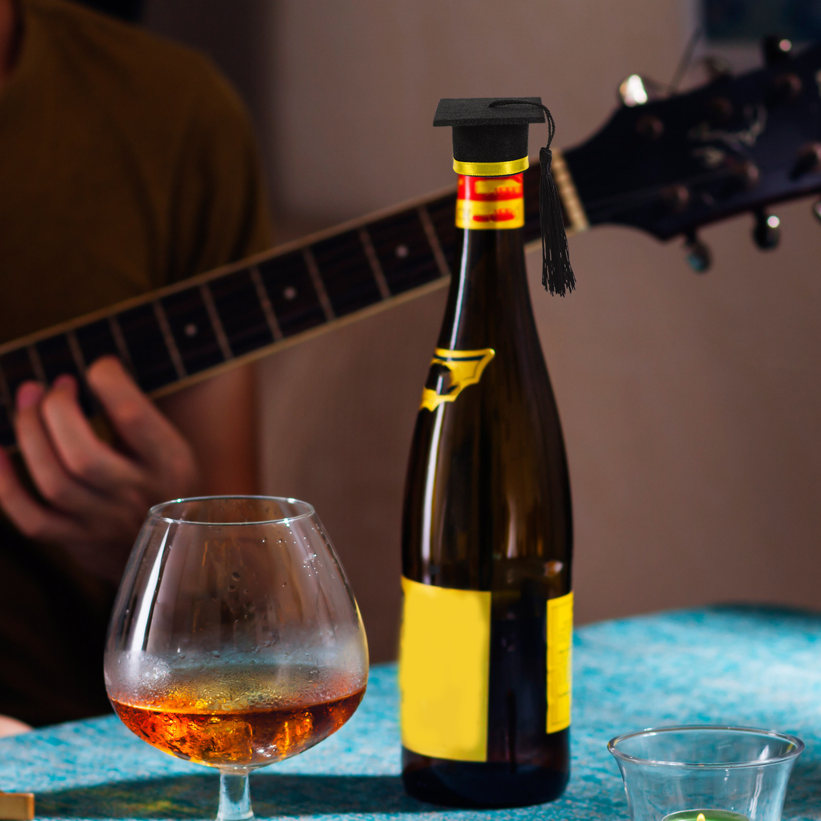 4Pcs Graduation Hat Jar Topper - Wine Beer Hat review and price