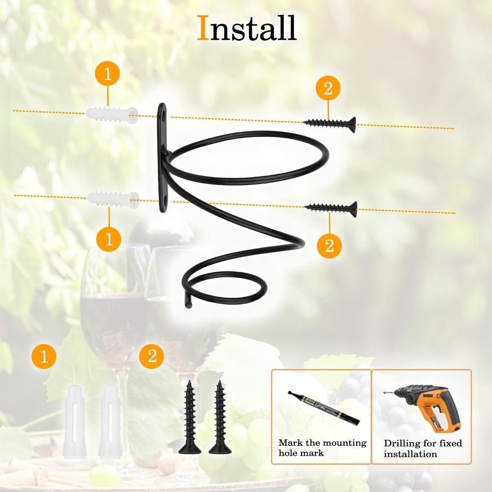 1PC Minimalist single-bottle w - Wine Rack Wall Mount review and price