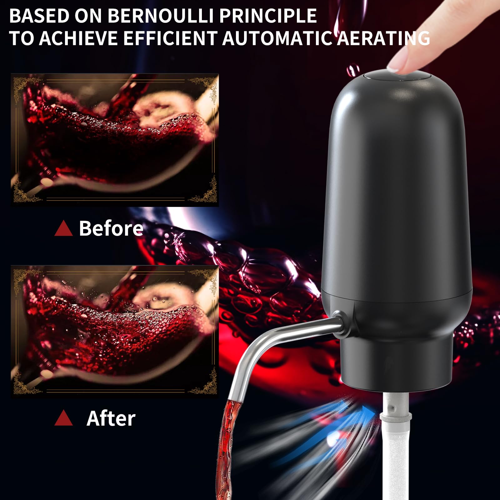 Intelligent Electric Wine Aera - Decanter Aerator Set review and price