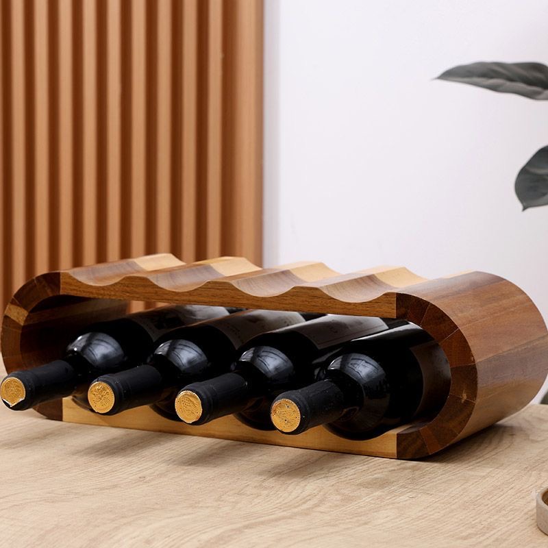 Wooden Double-layer Red Wine D - Wine Rack Wall Mount review and price