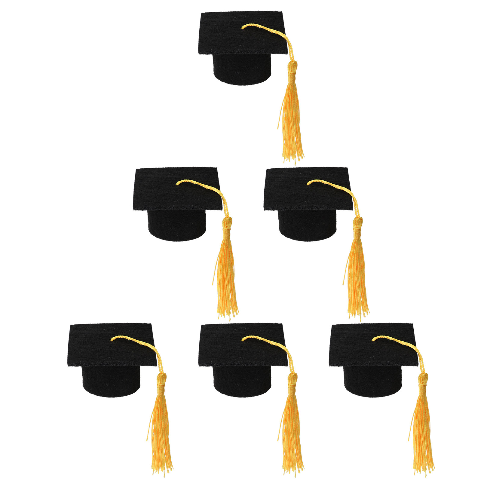 6Pcs Doctoral Wine Bottle Cap  - Wine Beer Hat review and price