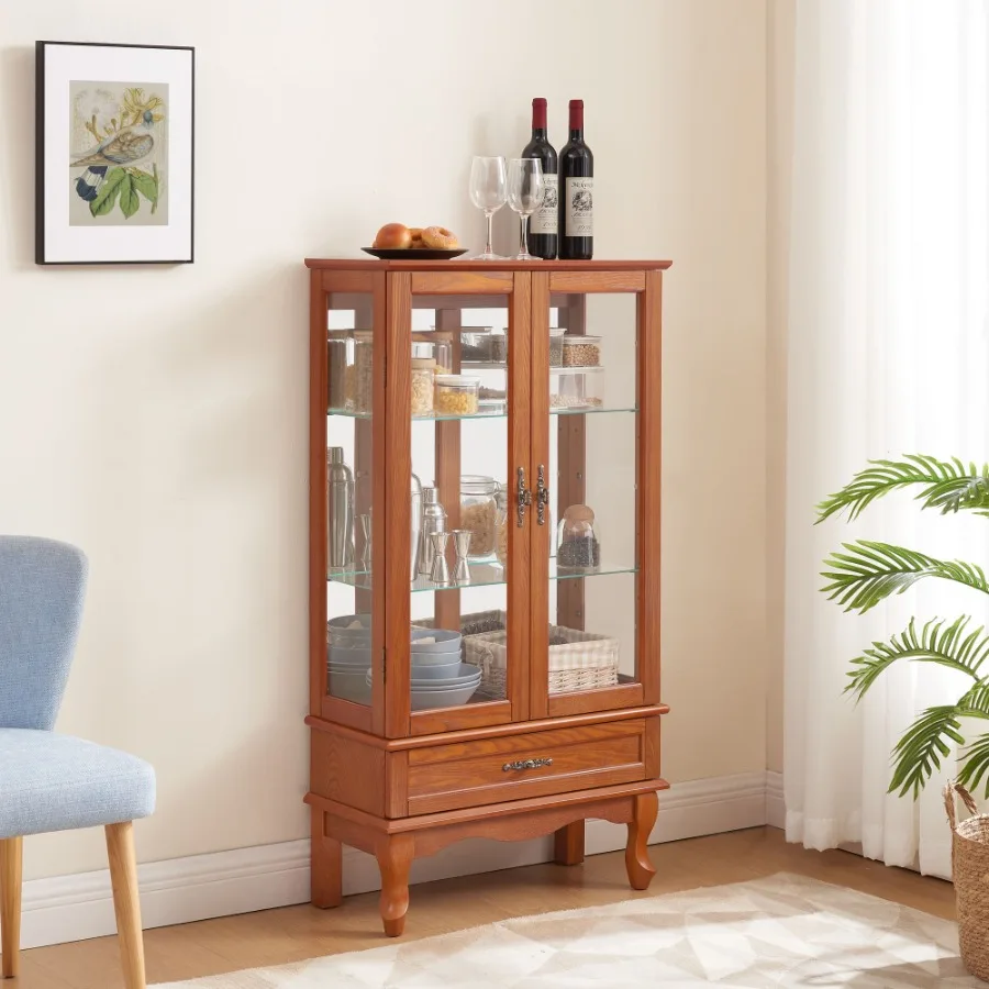 Lighted Glass Cabinet Glass Wi - Wine & Beer Unlimited Spirits review and price