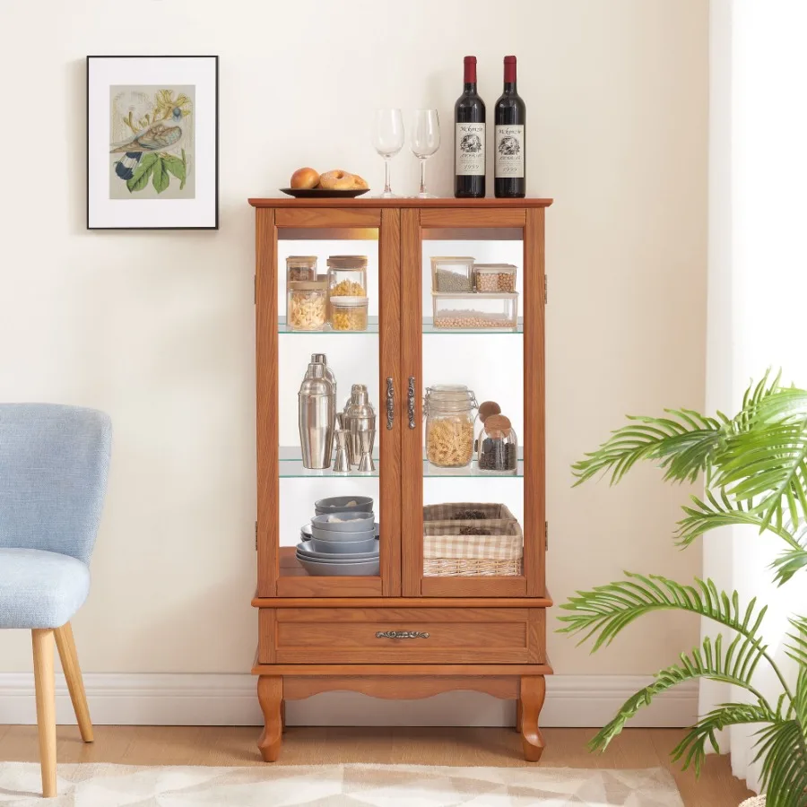 Lighted Glass Cabinet Glass Wi - Wine & Beer Unlimited Spirits review and price