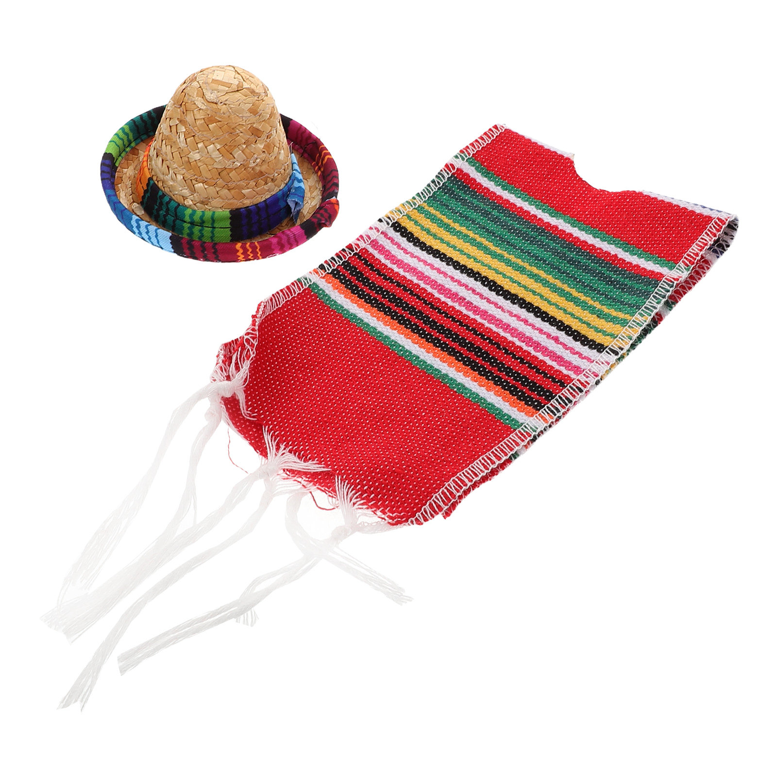 1Set Mexican Bottle Ponchos Se - Wine Beer Hat review and price