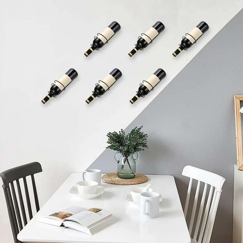 Pack Of 6 Wall Mounted Wine Ra - Wine Rack Wall Mount review and price