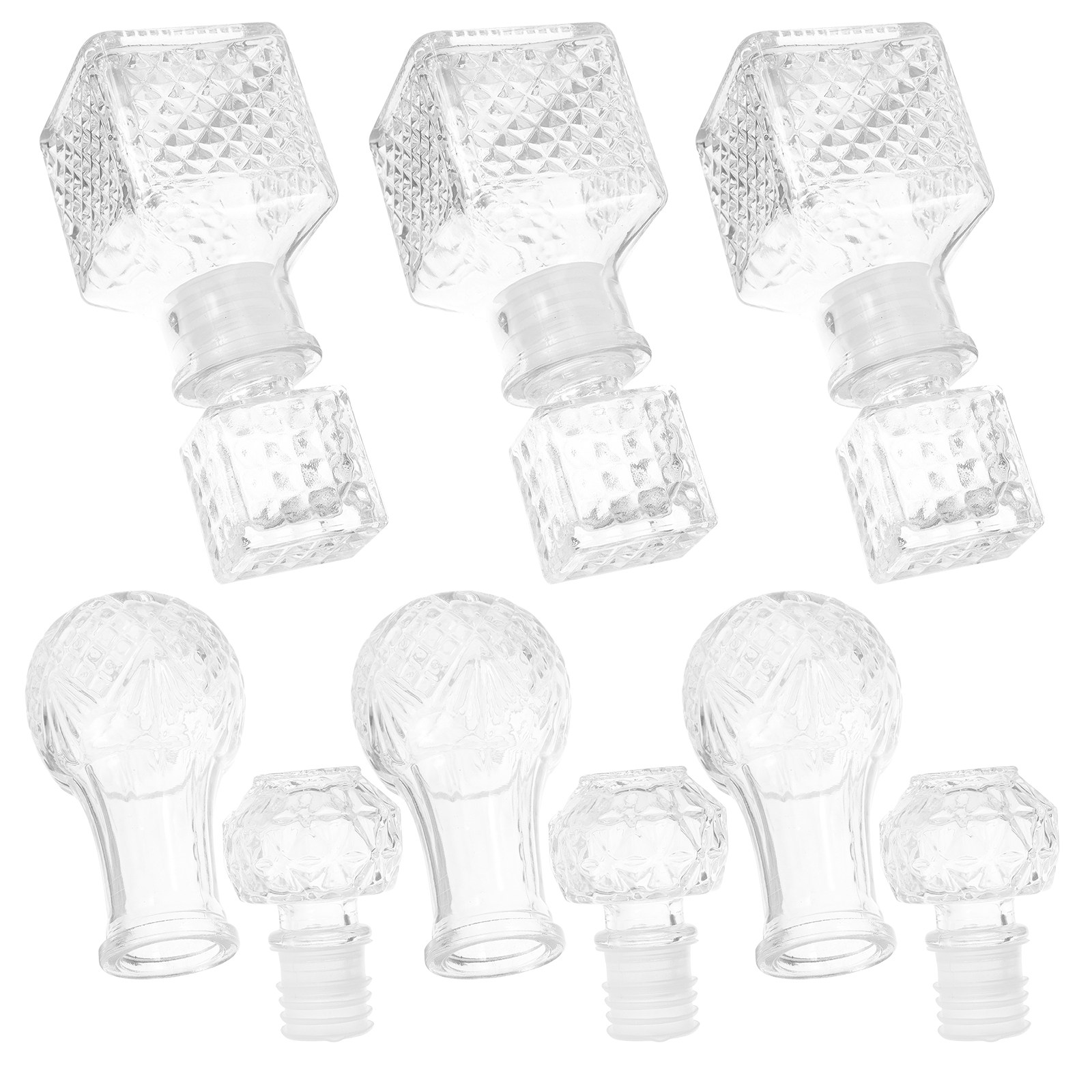 6Pcs 50Ml Sleek Clear Glass Wi - Decanter Aerator Set review and price