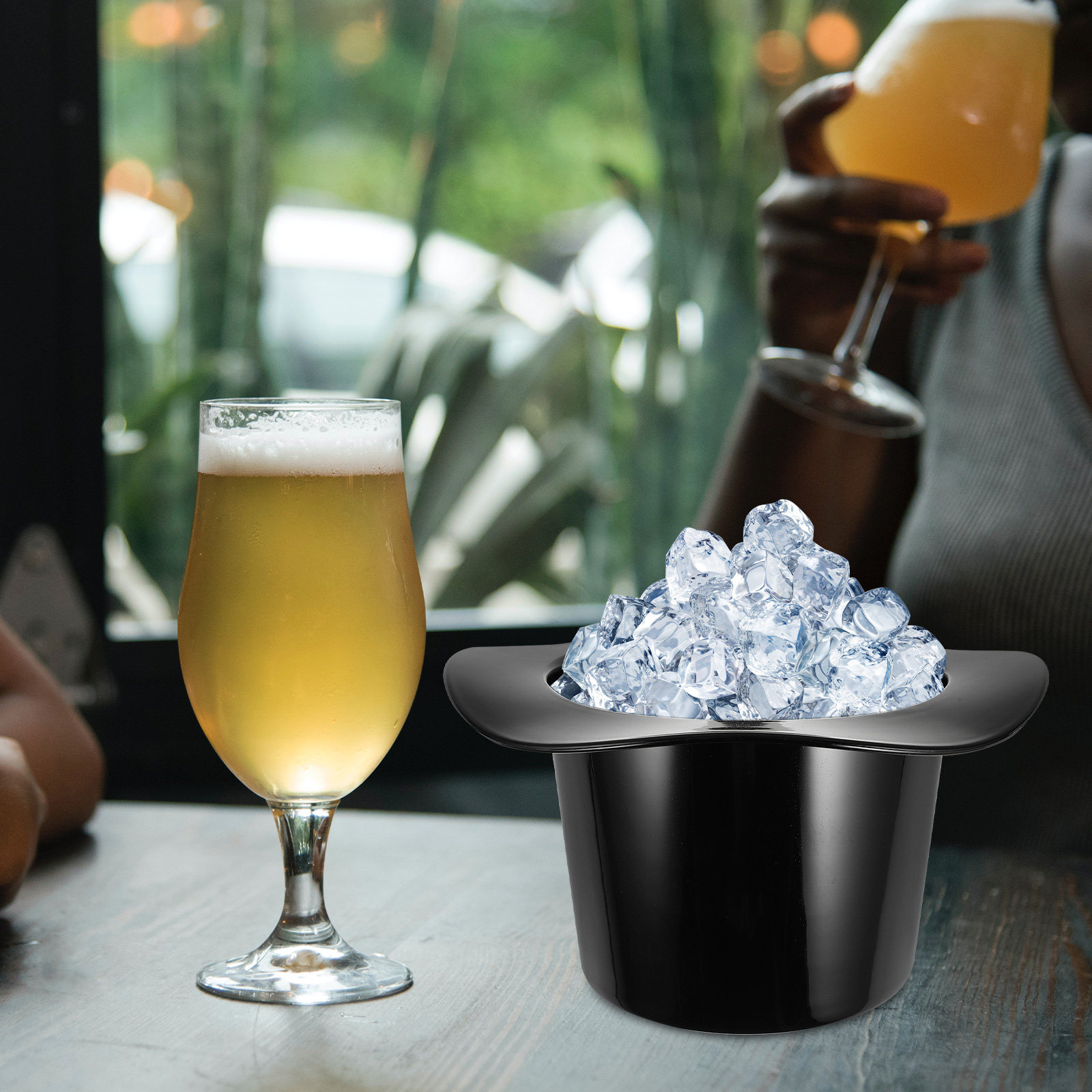 1200Ml Elegant Hat Shaped Ice  - Wine Beer Hat review and price