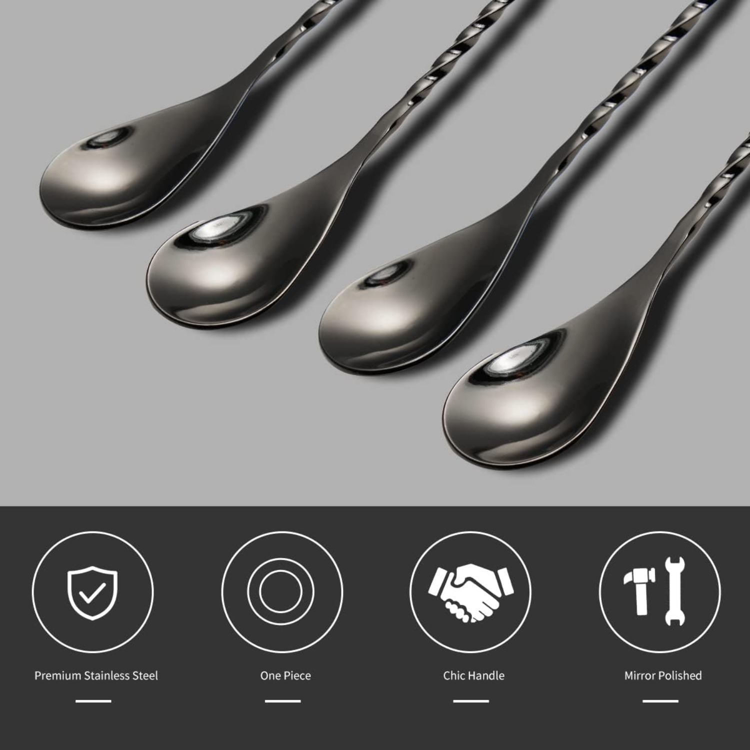 Cocktail Spoon Set of 2 - 12 I - Wine Beer Mix review and price